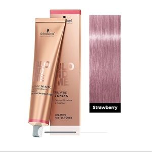 3 unopened tubes of Schwarzkopf Blonde Me Strawberry Toning Color